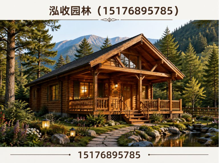 银川京津冀防腐木工程展示图