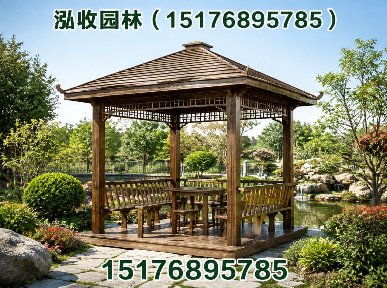银川防腐木展示图